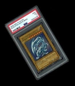 2002 Yu-Gi-Oh! BLUE-EYES WHITE DRAGON HOLO SDK-001! VERY GOOD PSA 3! - Picture 1 of 1