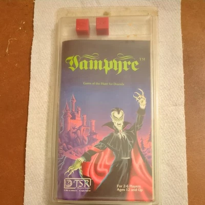Vampyre Minigame: Game of the Hunt for Dracula - TSR 1981 - Red Dice - New - Image 1 of 2