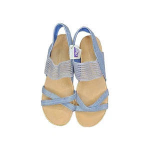 Skechers Sling Back Stretch Demi Wedges Navy - Bild 1 von 8