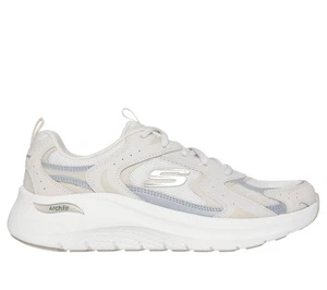 SKECHERS Arch Fit 2.0 Vintage Luxe Beige Scarpe Donna con Supporto Arco Plantare - Picture 1 of 6