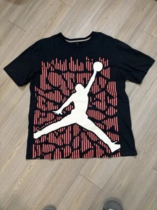 Air Jordan Men’s Shirt Size XL Jumpman 23 Black Short Sleeve Shirt - Picture 1 of 7