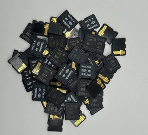 JOBLOT 50X SanDisk & Sony 512mb Memory Stick Micro M2 Mobile Memory Card  - Picture 1 of 1