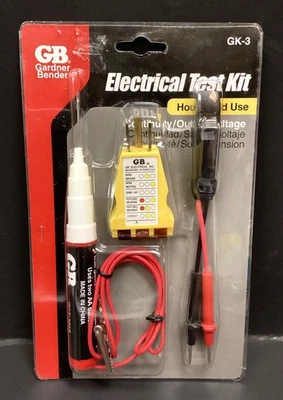 Kit de prueba eléctrica Gardner Bender continuidad/voltaje de salida uso doméstico GK-3 Foto 1 de 4