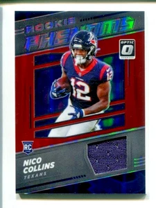 2021 Panini Donruss Optic Rookie Phenoms Red Prizm #RP-30 Nico Collins 🏈 RC - Picture 1 of 3