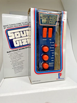 Efectos de sonido electrónicos Sound Gizmo de Fundimensions de colección nuevos en caja 1980 raros Foto 1 de 3