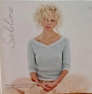 Simply Sublime organic cotton dk knitting book #622 - Picture 1 of 2