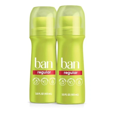 Antitranspirante invisible Ban Regular Scent 24 horas, desodorante enrollable para mujer Foto 1 de 4
