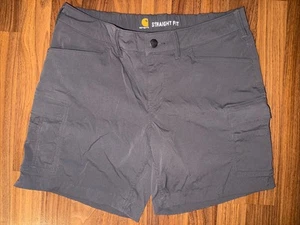 Carhartt. Gray Straight Fit Hiking Shorts Women Size 10 - Picture 1 of 7