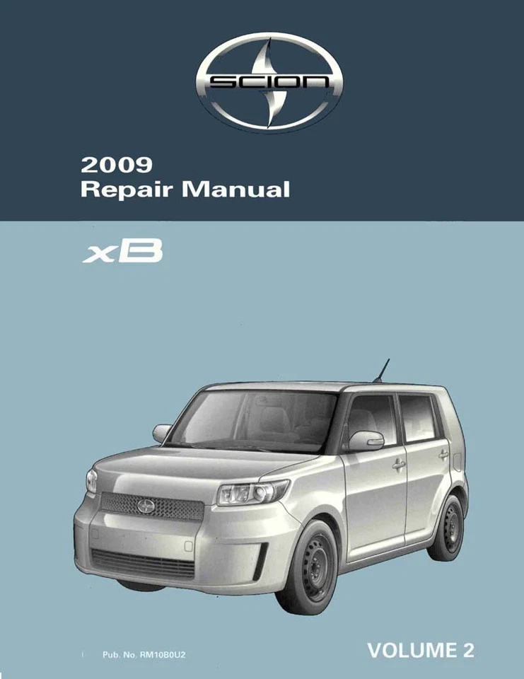 Manual de reparación de servicio de taller Scion xB 2009 volumen 2 solamente Foto 1 de 1