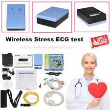NEU 12-leidig Wireless Stress EKG/EKG Test System Recorder Software CONTEC8000S CE