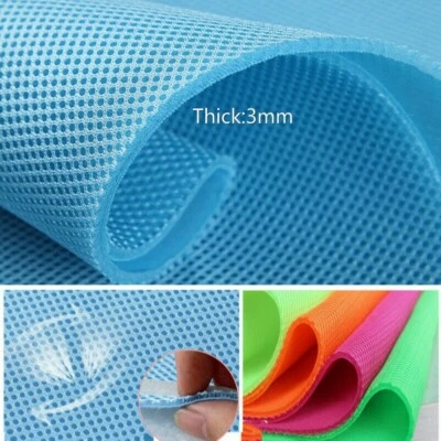3D Air Mesh Fabric Net Cloth Three Layer Sandwich Spacer Craft Sew Material - Image 1 of 4