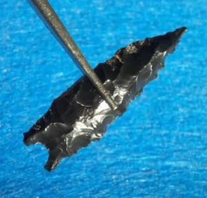 2-1/16" HUMBOLDT BASAL NOTCHED OREGON ARROWHEAD AUTHENTIC ARROWHEAD - Picture 1 of 22