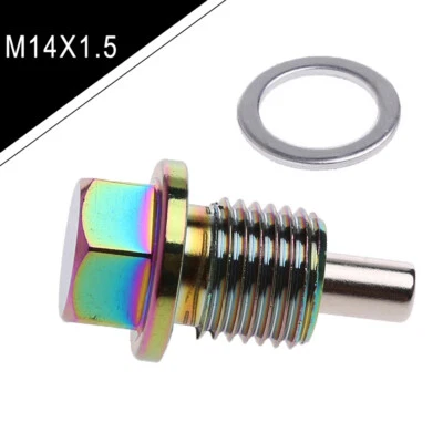 M14x1.5 Auto Car Colorful Engine Magnetic Oil Drain Plug Screw Nut Bolt Sump Nut - Image 1 of 4