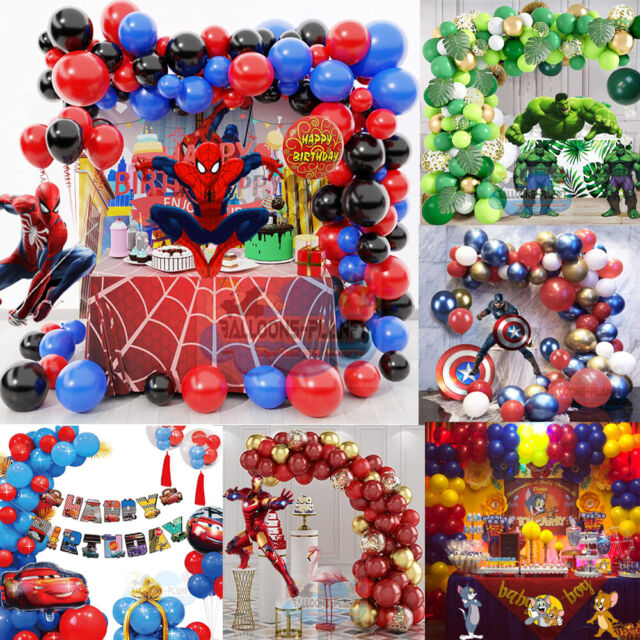 Marvel Conjunto De Decoración De Fiesta De Cumpleaños Temático Spider-man  De Across The Universe Con Licencia Oficial Que Incluye 35 Piezas Con  Decoraciones De Fiesta, Suministros De Fiesta, Globos, Topper De Pastel