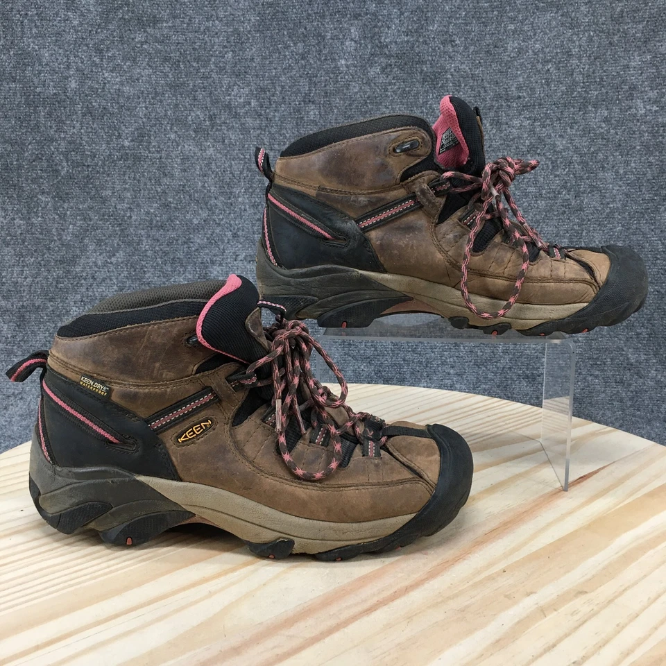 Keen Shoes Mujer 11 Targhee II Senderismo Tenis 1011522 Cuero Marrón Impermeable Foto 1 de 4