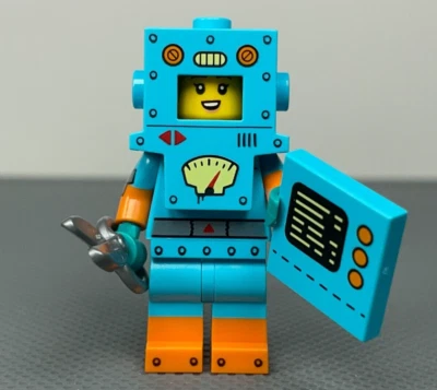 LEGO Cardboard Robot Collectible Minifigure Series 23 CMF 71034 Figure Scissors - Image 1 of 4