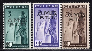 2066 - Italy 1949 - ERP Help - Overprinted "A.M.G.F.T.T." - MNH Set - Picture 1 of 2