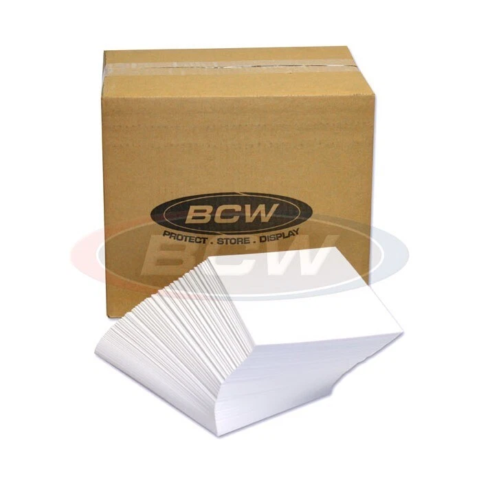 BCW Plateado Comic Backing Boards Distribuidor Estuche a Granel de 1000 7x10.5 Calidad 24Pt Foto 1 de 1