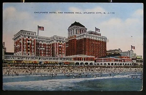 Atlantic City, NJ - Chalfonte Hotel and Haddon Hall - posted 1953 - Bild 1 von 2