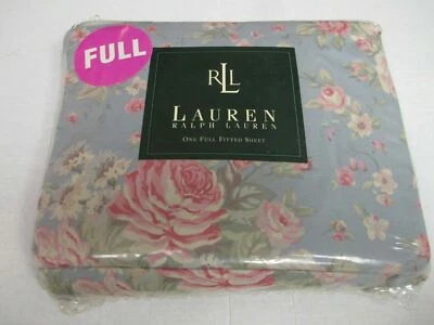 Nueva Sábana Ajustable Ralph Lauren Shelter Island Azul Floral - Completa Foto 1 de 4