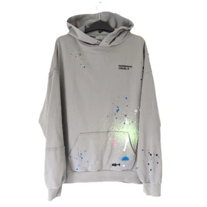 Sudadera con Capucha Harsh & Cruel Para Hombre Talla Grande Gris Salpicaduras Talla L - Imagen 1 de 18