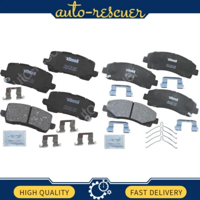 Juego de 2 pastillas de freno de disco delanteras traseras para Acura TLX 2015~2019 Foto 1 de 3