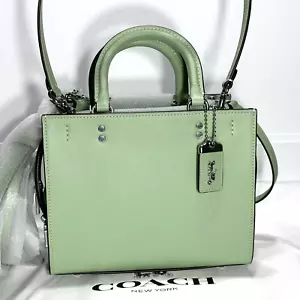 Coach Rogue Bag 25 In Pale Pistachio Glovetanned Leather NWT CP134 - Picture 1 of 18
