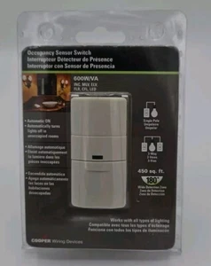 Cooper - 0S306U-LA-K - Interruptor Sensor Ocupación - 600W - Almendra Luz - Imagen 1 de 2