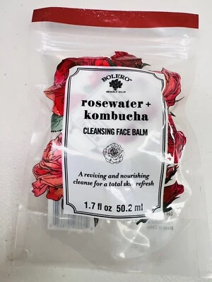 Bolero Beverly Hills Bálsamo Facial Limpiador Agua de Rosas Kombucha 1.7oz Nuevo Limpiador Foto 1 de 2