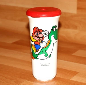 1993 Nintendo Super Mario World SNES Promo Extremely Rare Vintage Glass / Cup - Picture 1 of 10