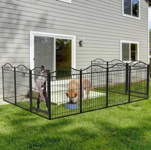 Welpenlaufstall Welpenauslauf Tierlaufstall Freilaufgehege Tiere Laufstall 80cm - Bild 1 von 12