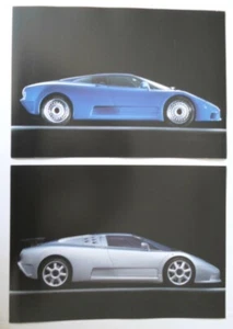 Folletos de venta BUGATTI EB 110 GT y SS orig c1992 x2 - Sport Stradale - Imagen 1 de 2