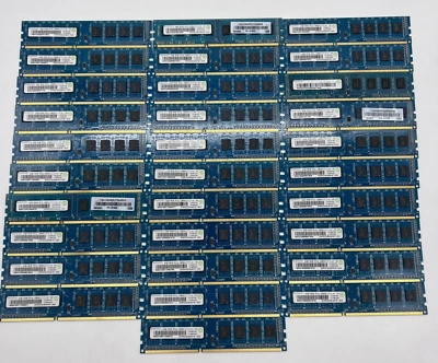 QTY: 31 Ramaxel 4GB PC3-12800 1Rx8 DIMM RAM Bundle Tested Lenovo - Image 1 of 4