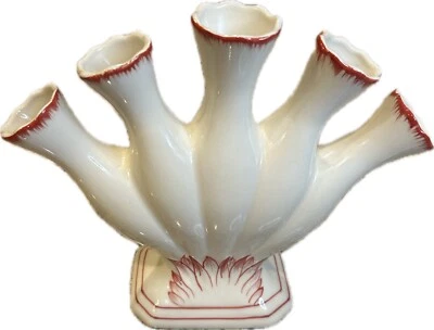 Jarrón Andrea By Sadek Williamsburg 5 dedos flor cuerno, dedo santo quintal Foto 1 de 4