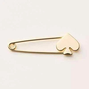 Spade Safety Pin Brooch Gold - kate spade new york x Target - FAST SHIP - Picture 1 of 3