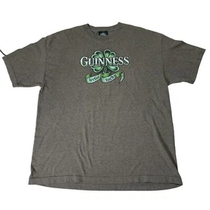 GUINNESS Feelin' Lucky T-Shirt MEN'S XL Soft Beer Drinking Retro Vtg Mens - Picture 1 of 15