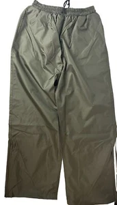 Five Rock Work ear Lined Mens Pants Drawstring Green Nylon 2XL Ankle Zip Opening - Picture 1 of 11