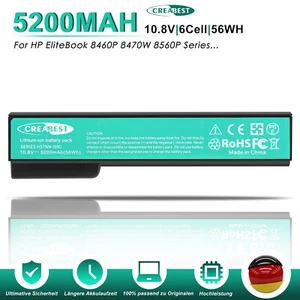 56WH Akku CC06 HSTNN-LB2H CC09 Für HP ProBook 6460b EliteBook 8460P 8460W 8470P  - Bild 1 von 12