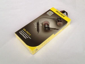 Awei ES-70TY In-Ear Earphone Headphone HD Mic Black Stereo 3.5 mm - Picture 1 of 2