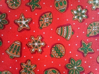 LIBERTY FABRIC - GINGERBREAD DELIGHT B - Quilting Cotton  FAT QUARTER 55 x 50 cm - Image 1 of 2