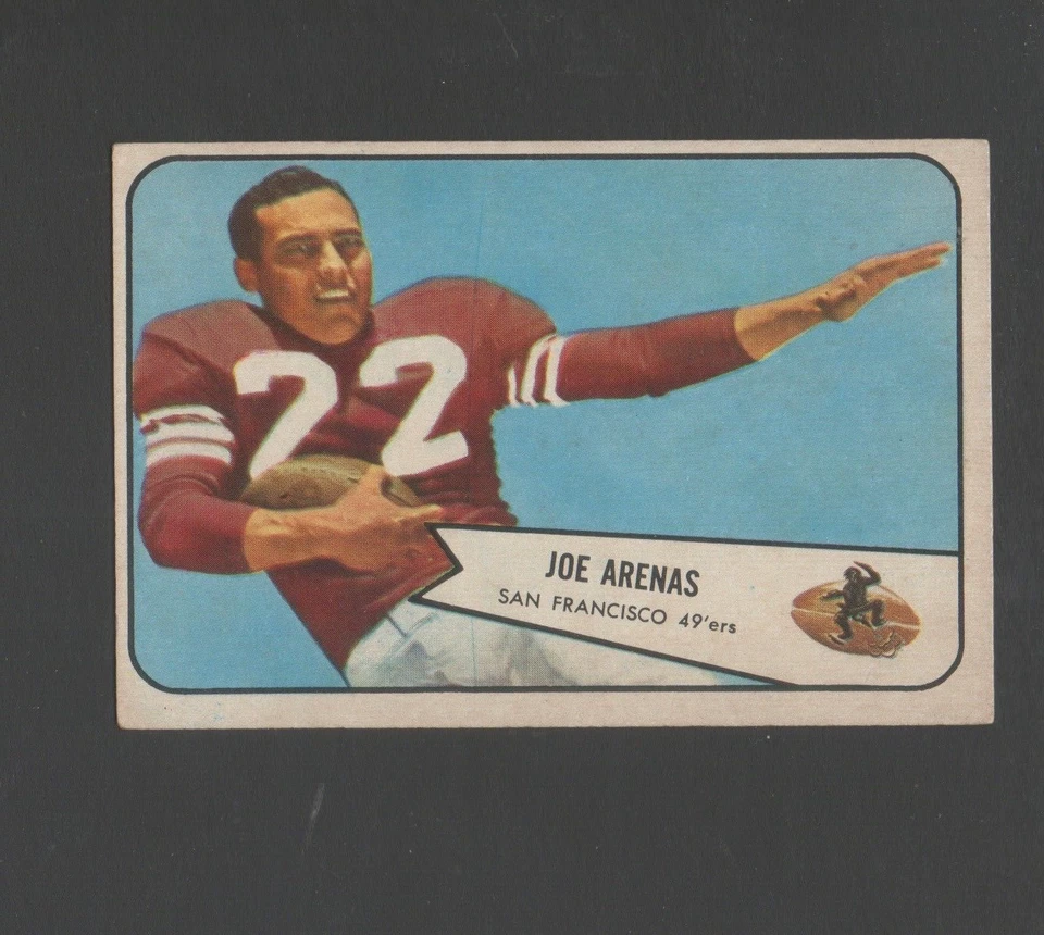 1954 Bowman Football Card #30 Joe Arenas-San Francisco 49ers Ex Mint Card - Image 1 of 1