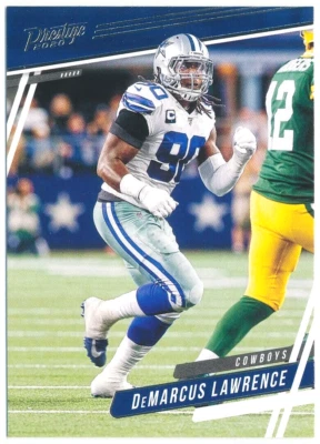 DeMarcus Lawrence - Dallas Cowboys - 2020 Panini Prestige Football - Base - #74 - Image 1 of 2
