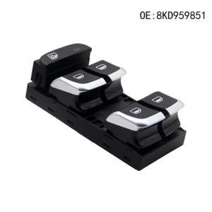 Chrome Driver Power Window Master Control Switch For AUDI A4 S4 B8 Allroad Q5 - Picture 1 of 5