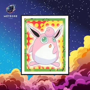 Carte Pokemon Grodoudou / Wigglytuff 40  Sticker Merlin - Picture 1 of 2