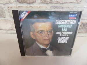 Shostakovich Symphonies 1 & 9 Bernhard Haitink Decca W Germany PDO Silver CD - Imagen 1 de 9