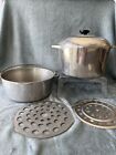 Wagner Ware Sidney Magnalite 4249 6 Qt Stockpot & 248 Round Roaster 6 Pieces