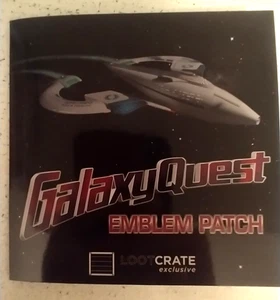 Galaxy quest patch Loot Crate Exclusive 2015 Emblem - Imagen 1 de 2