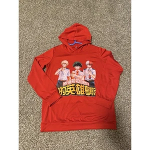 Sudadera con Capucha Red My Hero Academia Talla aprox YXL 12 medidas en fotos - Imagen 1 de 8