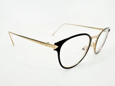 Fendi FF0167 очки ОПРАВЫ F0G золото 50 []19-140 черный кошачий глаз K287 - Изображение 1 из 4