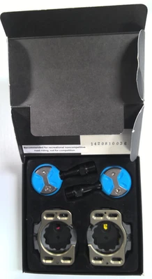 Novo-Speedplay Light Action sistema de pedais cromado-molibado azul novo em folha - Imagem 1 de 3